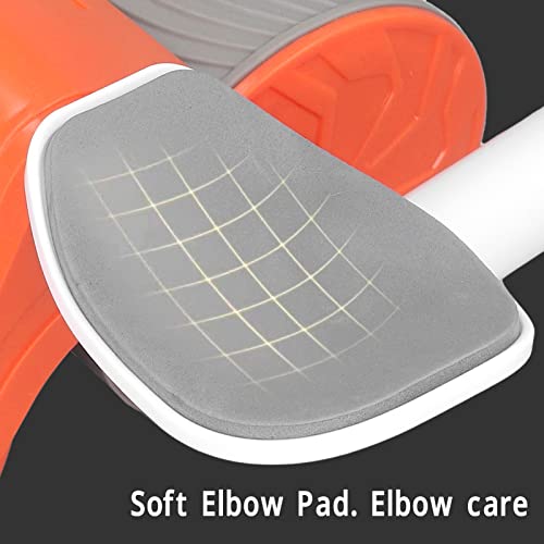 Exercise Ab Roller Automatic Rebound With Elbow Support With Knee Pad For Abs Workout