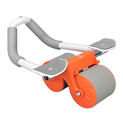 Exercise Ab Roller Automatic Rebound With Elbow Support With Knee Pad For Abs Workout