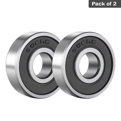 608RS (8x22x7mm) Ball Bearings Metal Double Shielded Radial Ball Bearings | 3D Printer or Robotics or DIY Projects or Wheelchair Wheel