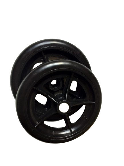 8 Inch Front Caster Wheel for Wheelchair Without Bearing (Pack of 2)