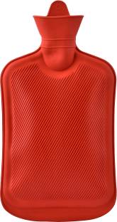 Hot Water Bag (2 Litre) Non-electric Rubber Heating Bottle, Heat Pouch, Heat Bag for Body Pain Relief Therapy in Shoulder, Back, Neck, Period Cramps, Muscle Relaxation, Aches Soothing Hot & Cold Therapies Unisex | Multicolor